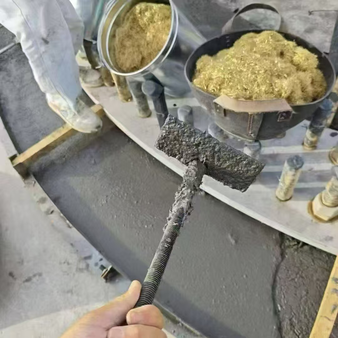 呼和浩特C120钢纤维高强无收灌浆料 轧机压缩机汽轮机发电机锻压设备底座灌浆材料